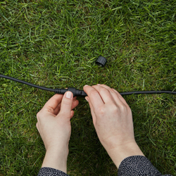 Garden 24 cable de extensión, negro, 2 m precio
