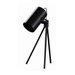 Lámpara de mesa La Tuba 450 trípode, foco, negro características