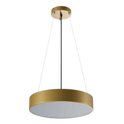 Lámpara colgante Cleo 400 en oro con difusor