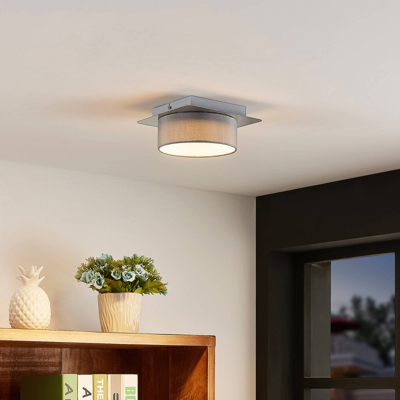 Lindby Aviola plafón LED con pantalla textil