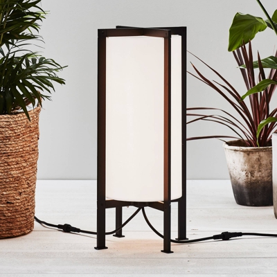 Garden 24 lámpara pie LED cilindro Frame, 54 cm