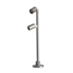 Lámpara LED expositor Herculis double 3.000K plata precio