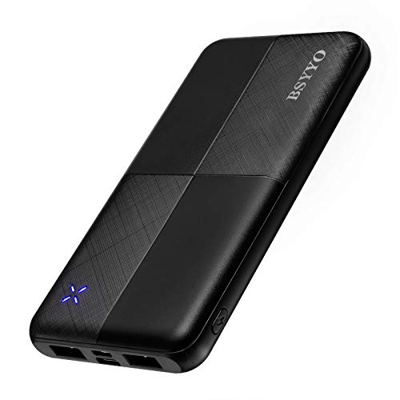BSYYO Batería externa 10000mAh Cargador portátil USB de Alta Velocidad con Entrada USB-C de, batería Externa,Cambiador de teléfono para iPhone X XS 8 