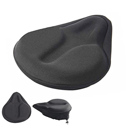 PFativant Sillin Bicicleta Gel Sillín de Bicicleta Gel Sillín Cojín con Funda Protectora, Mejor para la Mayoría Monturas Universal en oferta