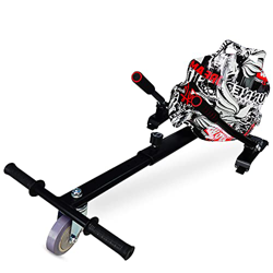 FUSIYU Silla Self Balancing Compatible con Todos los Patinetes Eléctricos de 6.5, 8 y 10 Pulgadas, Niños Regalo, Asiento Kart Negro, Sillas Hoverboard características