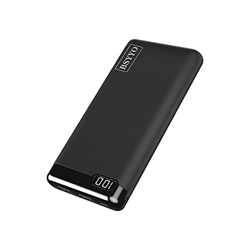 BSYYO Batería Externa 10000mAh Power Bank Cargador portátil LED Display Dual USB 3A Capacidad Entrada USB-C Batería Externa Cambiador de Teléfono para características
