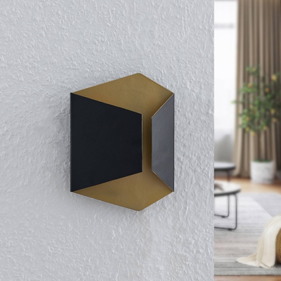 Lindby Anjaya aplique LED, negro