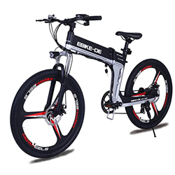 Vivi Bicicleta Eléctrica Plegable para Adultos,Bici Electrica Montaña de 26 Pulgadas,Bicicleta Electrica Urbana E-Bike,250W 36V/8Ah Batería Extraíble, precio