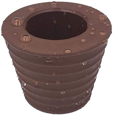 HTTH Tapón cónico para mesa de terraza, paraguas, cono y cuña para sombrilla, anillo perforado y tapa, para patios, diámetro de 1,5 pulgadas o más peq
