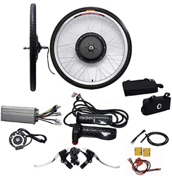 WUPYI2018 Kit de conversión para bicicleta eléctrica de 26 pulgadas, motor de rueda delantera, bicicleta eléctrica (48 V, 1000 W) precio