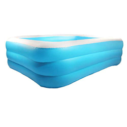 Nicetruc Engrosada Kiddie Piscina Rectangular Piscina para niños Piscina Inflable de la Nadada del Barco de cruceros en Forma de Piscina para el jardí características