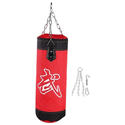 Alomejor Saco De Boxeo De Entrenamiento Saco De Boxeo Pesado Punching Inflable Saco De Entrenamiento Vacío Lucha Karate Punch Punching Sand Bag (60cm-