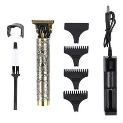 Cortadora Eléctrica de Cabello para Hombres Máquina Cortapelo Recortadora Eléctrica Profesional Recortador Barba de Precisión USB Carga Rápida Trimer  en oferta