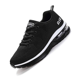SMARTEN Air Zapatillas de Running,Hombre Mujer Calzado Deportivo Ligero y Transpirable Asfalto Zapatos para Correr Antideslizante Sneakers Negro, Blan características