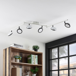 Lindby Vesim foco LED, blanco, 6 luces precio