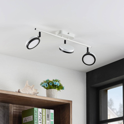 Lindby Vesim foco LED, blanco, 3 luces en oferta