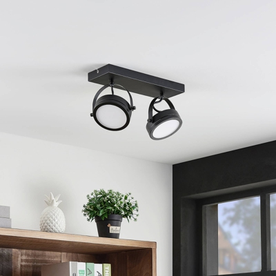 Lindby Omila foco de techo LED, 2 luces