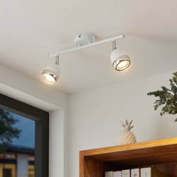 Lindby Khaled foco de techo, 2 luces características