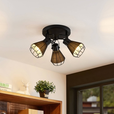 Lindby Yusei foco, 3 luces, redondo