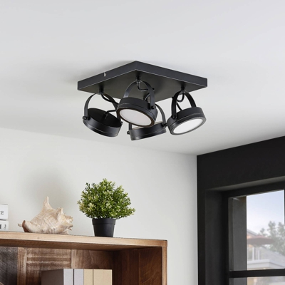 Lindby Omila foco de techo LED, 4 luces