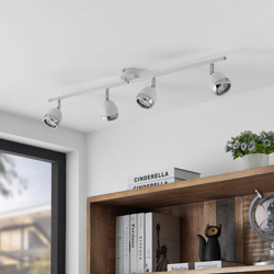 Lindby Khaled foco de techo, 4 luces características