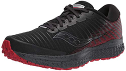 Saucony Guide 13 TR Zapatillas para Correr sobre Camino de Tierra o Montaña con Soporte Neutral para Hombre Negro Rojo, Negro (Black Red), 46 EU características
