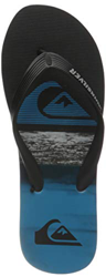 Quiksilver Molokai Panel, Chanclas Hombre, Black Blue Black, 43 EU características