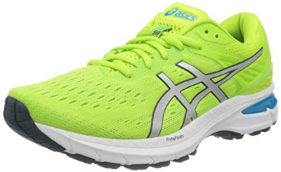 Asics GT-2000 9, Road Running Shoe Hombre, Hazard Green/Pure Silver, 44.5 EU