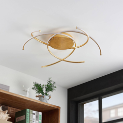 Lindby Yareli plafón LED, oro precio