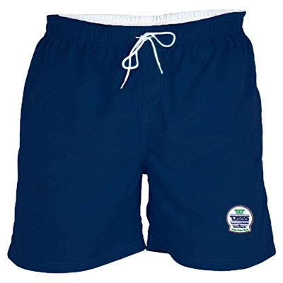 Duke - Yarrow D555 - Bañador estilo bermudas - Con forro de malla - Grande - Azul marino - 8XL