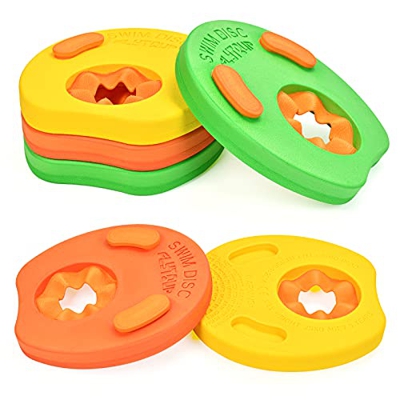 EKKONG Discos Flotantes, Manguitos de Natación, Flotadores de Brazo, Nueva generación, Hechos de Espuma, 6 Piezas, para Niños 3-7 Años Aprender a Nada