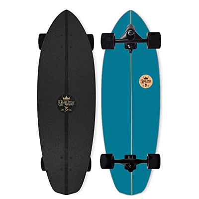 VOMI Carving Pumping Skateboard CX7 Eje Surf Skates (Diseño Estructura Resorte, más Flexible) 82×26cm, ABEC 11 rodamiento, 7 Capas Deck Arce Canadiens