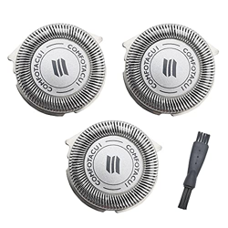 CTRICALVER SH50 Cabezales de Afeitado de Repuesto, Cabezal de Afeitar para hombres, accesorios de maquinilla de afeitar de doble capa, con cepillo de  en oferta