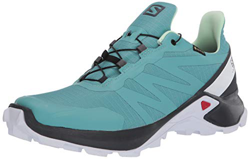Salomon Shoes Supercross GTX, Zapatillas de Running Mujer, Verde Pastel (Meadowbrook/Ebony/Patina Green), 40 2/3 EU en oferta
