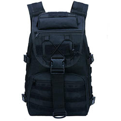 LHI 35L Mochila Táctica Militar Mochila Hombre y Mujer para Senderismo Acampada Montañismo, pescar, Caza, Aire Libre Ciclismo, negro en oferta