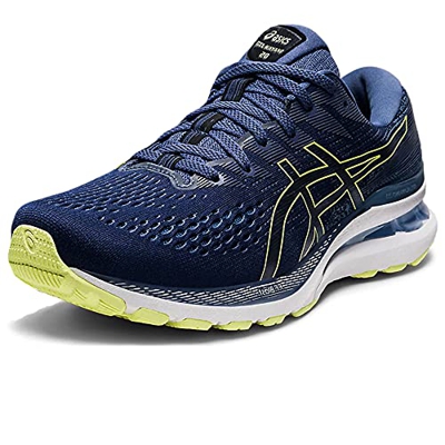ASICS Gel-Kayano 28, Zapatillas de Running Hombre, Thunder Blue Glow Yellow, 42 EU
