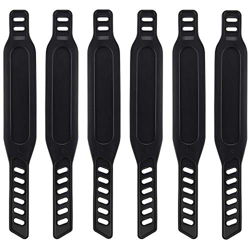 6 correas para pedales de bicicleta de ejercicio, ajustable, correa universal para pedales que se adapta a la mayoría de pedales de bicicleta, bicicle características