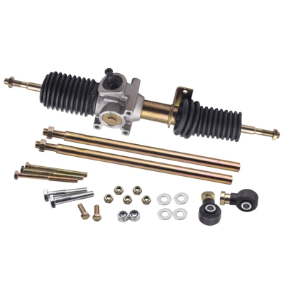 Cremallera de dirección y piñón con extremos de barra de acoplamiento compatible para Polaris RZR S 800 EFI INTL 2009