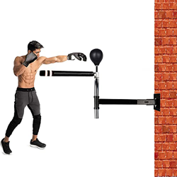 PEALOV Bolsa De Boxeo con Barra Reflectante, Entrenador De Velocidad De Boxeo De Montaje En Pared, Juego De Bolas De PerforacióN con Barra Giratoria,  precio