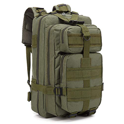 LHI Mochila militar pequeña táctica de 30 L para hombres y mujeres, mochila resistente al asalto del ejército al aire libre, mochila para la escuela,  características