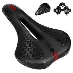 BTNEEU Sillín de Bicicleta Montaña Antiprostatico Asiento de Bicicleta de Gel Ergonómico y Cómodo Impermeable Cojín de Bicicleta para MTB/Bicicleta de características