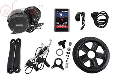 36 V 500 W para Bafang E-Bike, bicicleta eléctrica, kit de conversión BBS02 con pantalla LCD-TFT850C