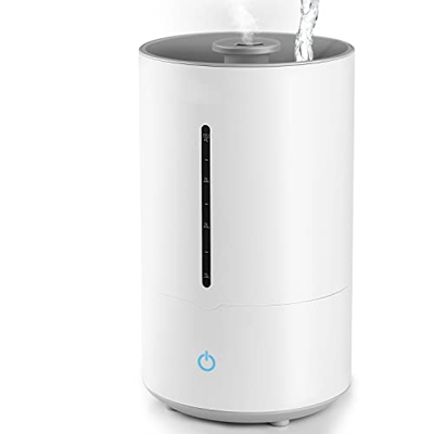 Humidificador - 4 L Humidificador de aire con 3 modos de niebla, apagado automático, humidificador silencioso para dormitorio, oficina, casa
