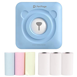Migaven Mini Impresora Térmica, Impresora Fotográfica Portátil Bluetooth Etiqueta Nota Recibo Papel Impresora Con 6 Papel De Impresión, Mini Inalámbri características