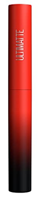 Maybelline New York Pintalabios mate, color intenso y cómodo de llevar, color Sensational Ultimate, color #299 More Scarlet (rojo), 1 x 2 g