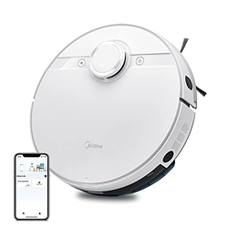 Midea M7 Robot Aspirador y Fregasuelos Mapeo, 4000PA, con Láser LDS, Control App Alexa Google Home, Autonomía de 180 Min, para Pelo de Mascotas, Alfom precio