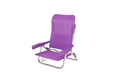 Crespo AL/221-M-17 - Silla-cama para playa, Dural, Multifibra, Morado