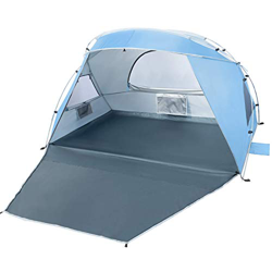 Forceatt 2-3 Personas Tienda de Sombra para Acampar en la Playa, Protector Solar UPF50 +, instalación Simple Ligera y fácil de Transportar, se prefier características