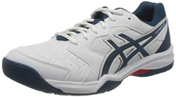 Asics Gel-Dedicate 6, Tennis Shoe Hombre, White/Mako Blue, 43.5 EU características