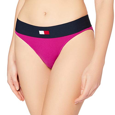 Tommy Hilfiger Bikini Capa de Base Inferior, Festival Fucsia, M para Mujer